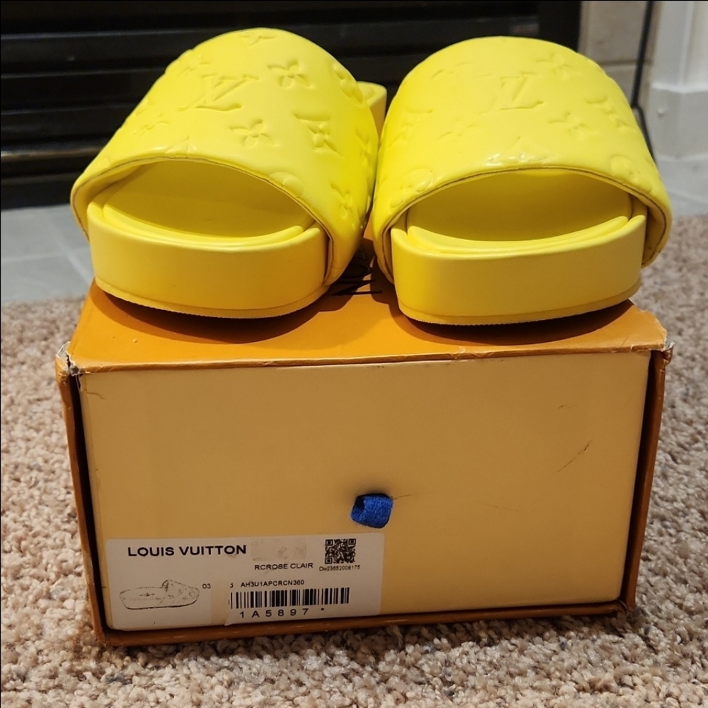 Louis Vuitton Jumbo Slides, Size 41